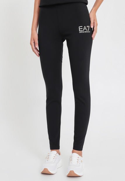 Leggings EA7 Emporio Armani Negro - Calce Ajustado