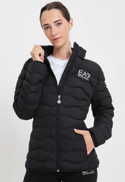 Parka EA7 Emporio Armani Negro - Calce Regular