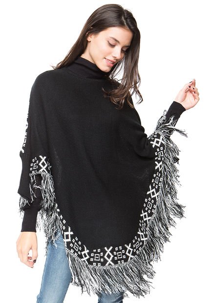 Poncho Negro Eclipse