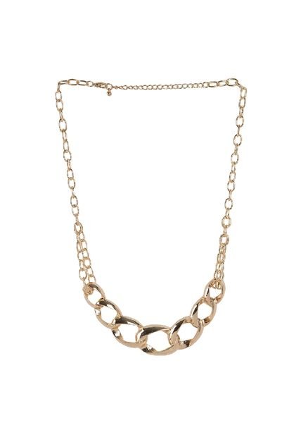 Collar Eclipse Cadena Dorada (Zinc Alloy/Iron)