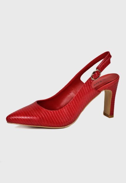 Zapato Ecrin Rojo Eda Manzini