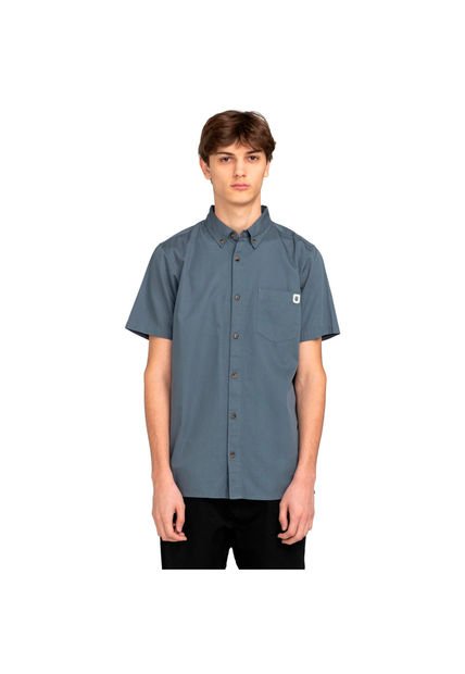 Camisa M/C Passport Wvtp Gris Hombre Element