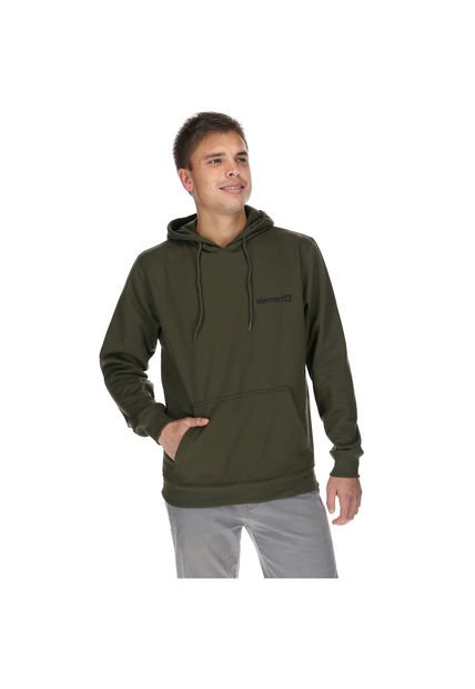 Polerón Unisex Vertical Hoodie Gris Oscuro Element