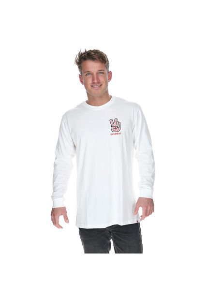 Polera M/L Hombre Tredco Ls Polera Blanco Element