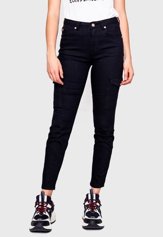 Jeans Ellus Negro  Calce Skinny Ellus