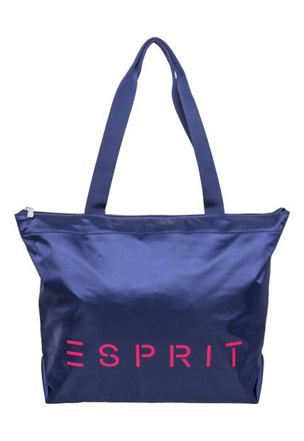 Cartera Shopper Azul ESPRIT