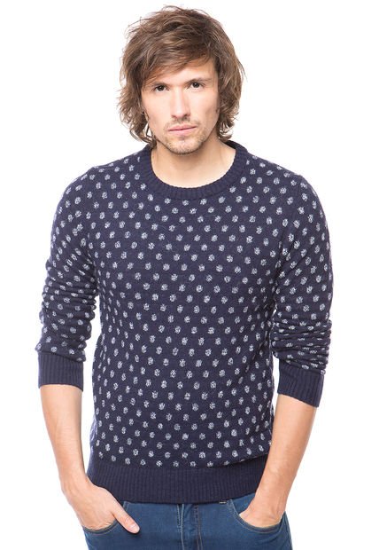 Sweater Hombre Casual Azul ESPRIT