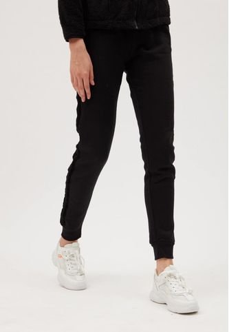 Family Shop Pantalon Buzo Detalle Costado Negro Family Sh