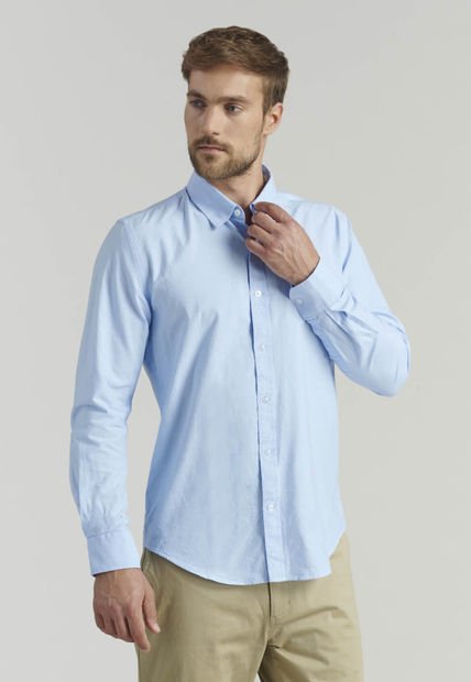 Camisa Sport Oxford Fr Celeste Ferouch