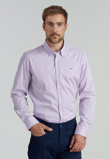 Camisa Baltimore Smart Casual Morado Ferouch