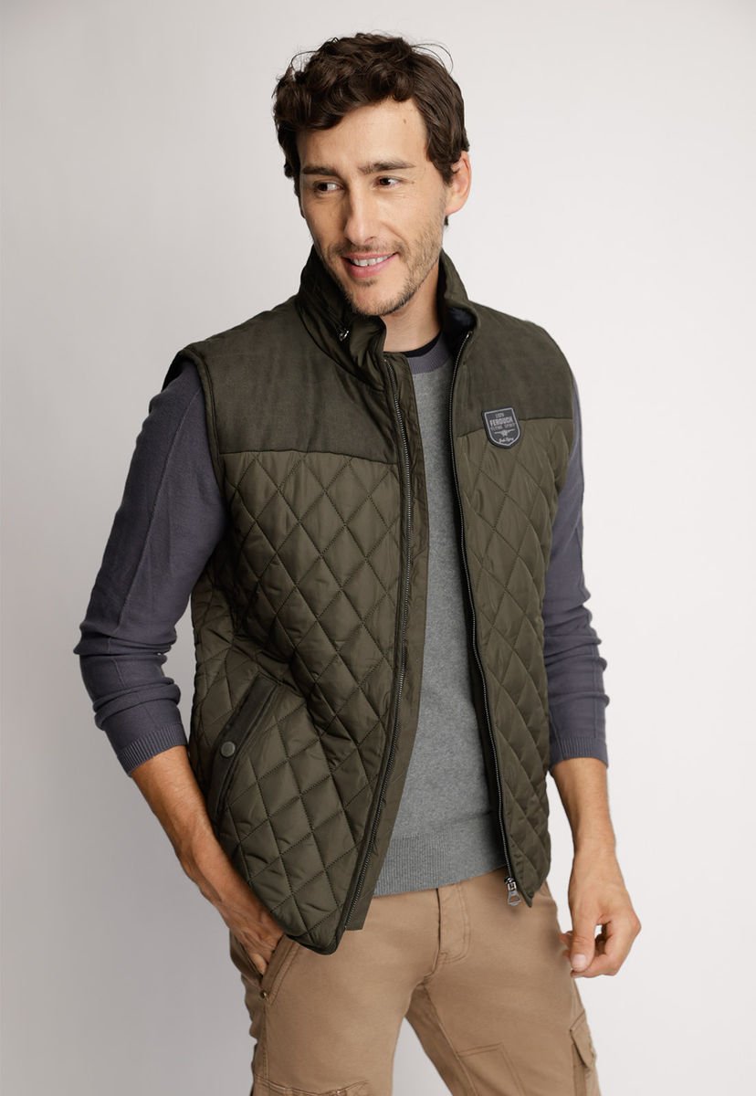 Chaqueta Sin Mangas Silver F Verde Ferouch Compra Ahora Dafiti Chile