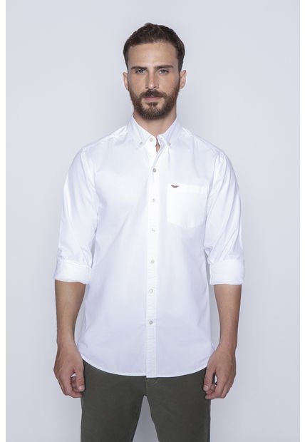 Camisa Garment Dyed Sport Fj Blanco Ferouch