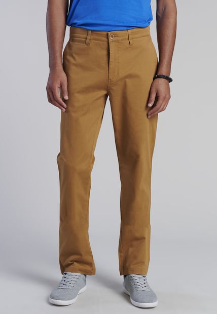 Pantalon Twill Regular L/33 Café Ferouch