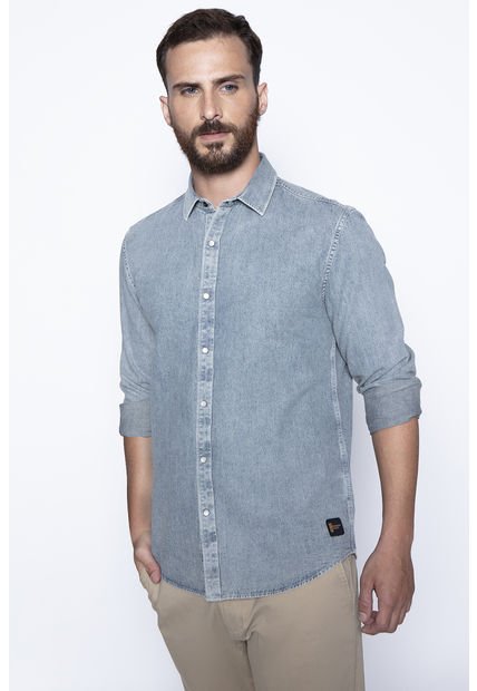 Camisa Denim Miami Fj Azul Ferouch