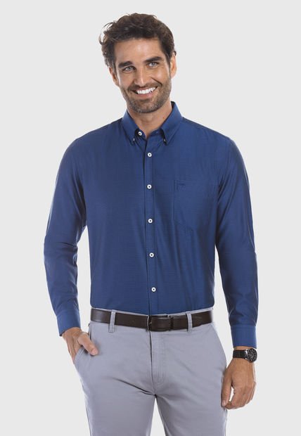 Camisa Business Oklahoma Azul Ferouch - Compra Ahora | Dafiti Chile