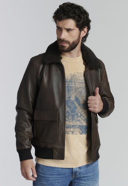 Chaqueta Cuero Wisconsin Fr Café Ferouch