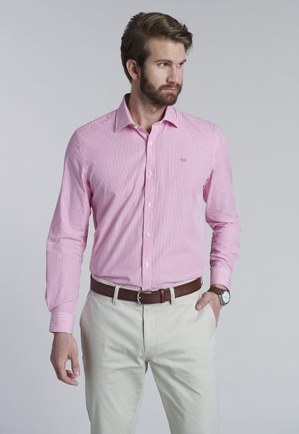 Camisa Striped Oregon Sc Rosado Ferouch