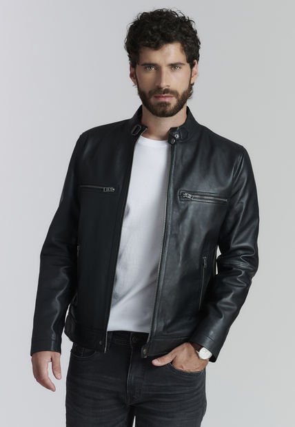 Chaqueta Biker Colorado Fj Fjs Negro Ferouch