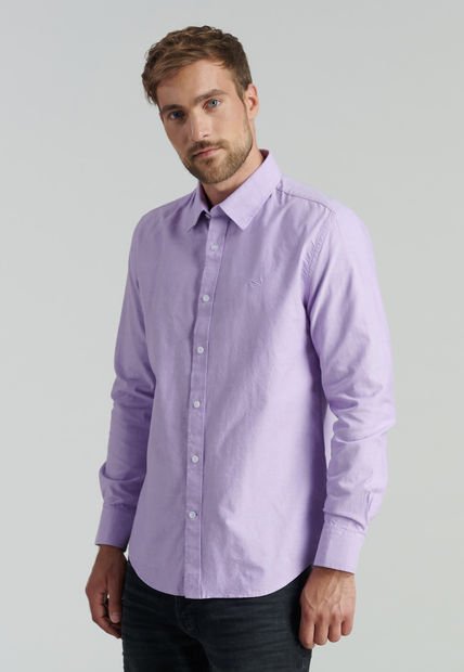 Camisa Sport Oxford Fr Morado Ferouch