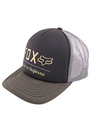 Jockey Fox Hinter Snapback Hat [Blk] Negro