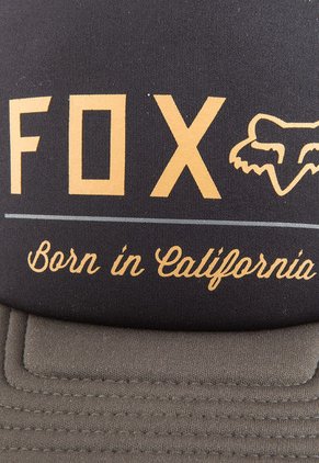 Jockey Fox Hinter Snapback Hat [Blk] Negro