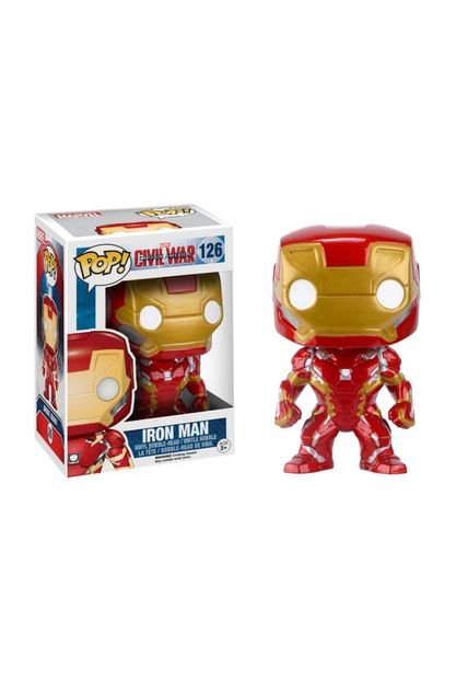 Funko Pop Capitan America Iron Man Marvel - 126 Funko