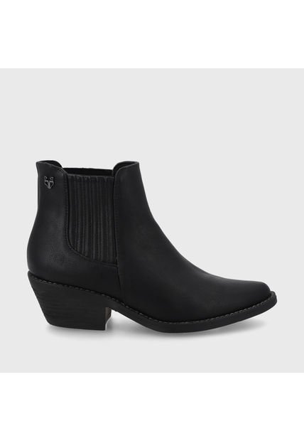 Botin Taco Negro 23713 Gotta