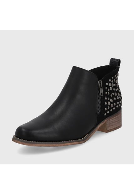 Botin Taco Negro 13555 Gotta