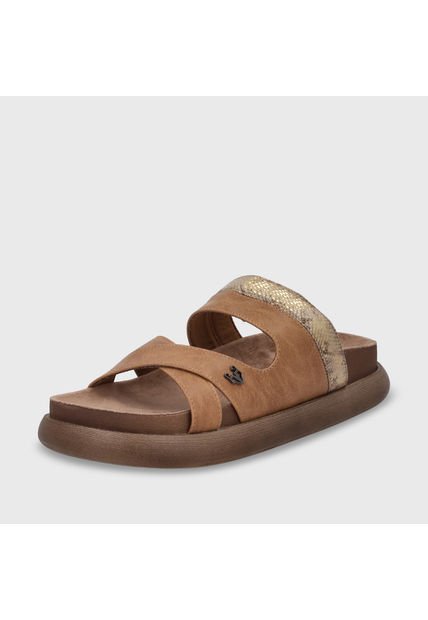 Sandalia Plataforma Camel 53700 Gotta