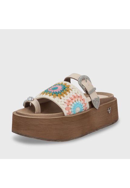 Sandalia Plataforma Multicolor 55942 Gotta