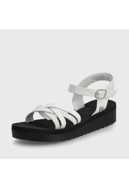 Sandalia Croco Blanca Gotta