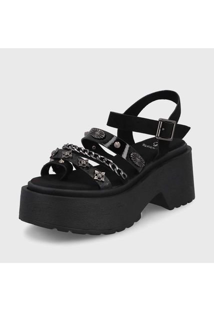 Sandalia Plataforma Negra 45982 Gotta