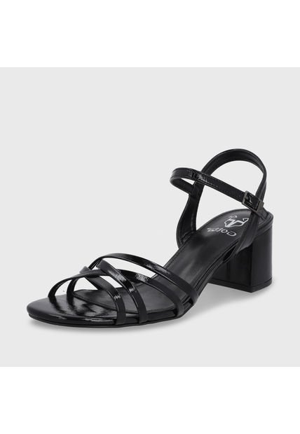 Sandalia Taco Negra 55901 Gotta