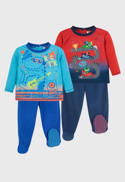 Pack 2 Pijama Bebé Niño Polar Azul H2O H2O Wear - Compra Ahora | Dafiti  Chile