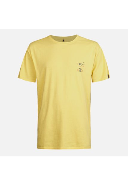 Polera Hombre Atardecer Amarillo Haka Honu