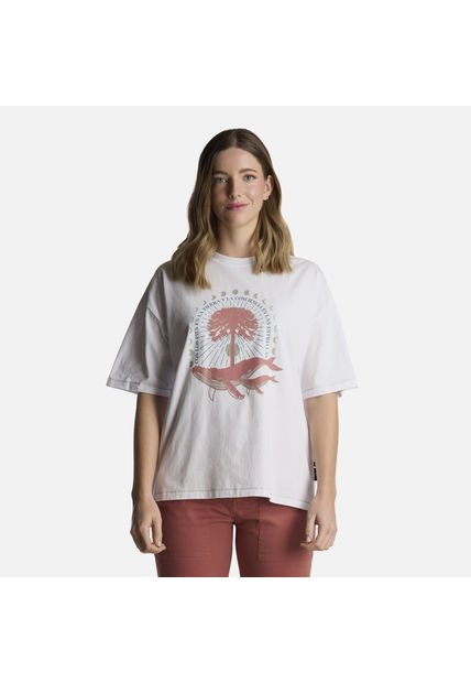 Polera Mujer Gorrión Blanco Haka Honu