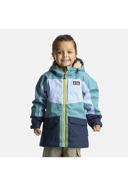 Chaqueta Niño Mini Yak Turquesa Haka Honu