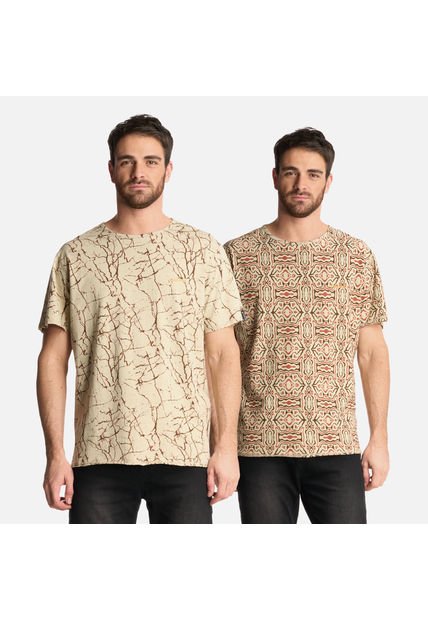 Polera Hombre Bi-Curioso Print Arena Haka Honu