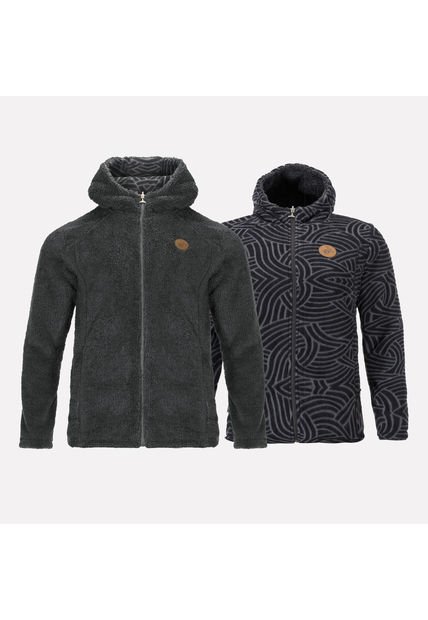 Chaqueta Hombre Bi-polar Negro Haka Honu