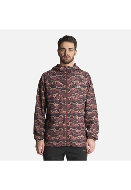 Chaqueta Hombre Aperrao Print Vino Haka Honu