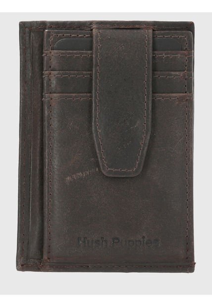 Billetera Cuero Rhondda CarHombre Café Hush Puppies