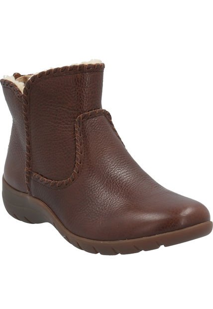 Botin Cuero Mujer Orla Marrón Hush Puppies