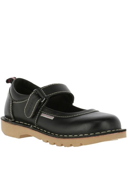 Zapato Escolar Spring Traba Casual Negro Hush Puppies Kids