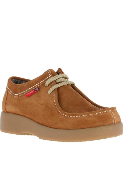 Zapato Cuero Navajo Café Hush Puppies Kids