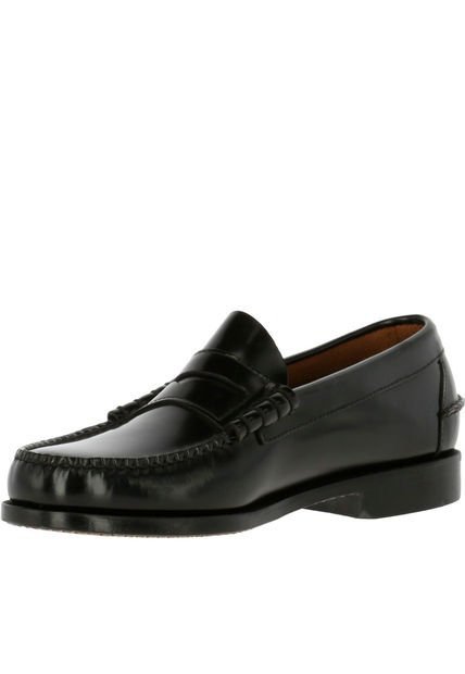 Mocasin Cuero Prada Negro Hush Puppies