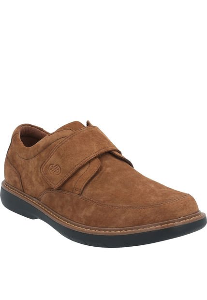 Zapato Cuero Hombre Iowa Marrón Hush Puppies