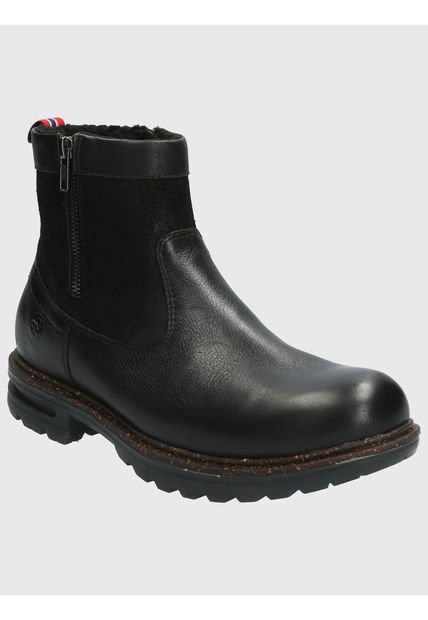 Botin Cuero Hombre Cala Negro Hush Puppies