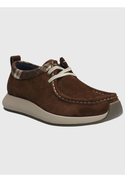 Zapato Cuero Hombre Icon Café Hush Puppies