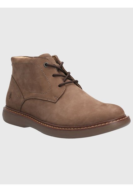 Botin Cuero Hombre Moines Café Hush Puppies