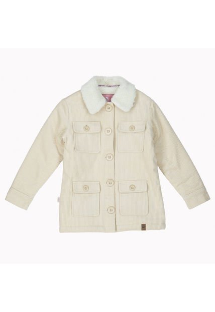 Chaqueta Niña Leña Crema Hush Puppies